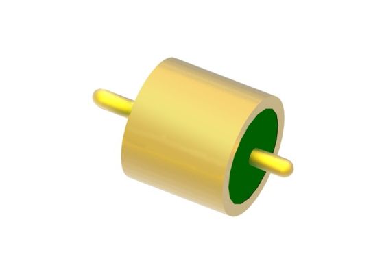 Single Pin RF 50 Ohm Glass To Metal Seal Connectors Hermetic M2018-3