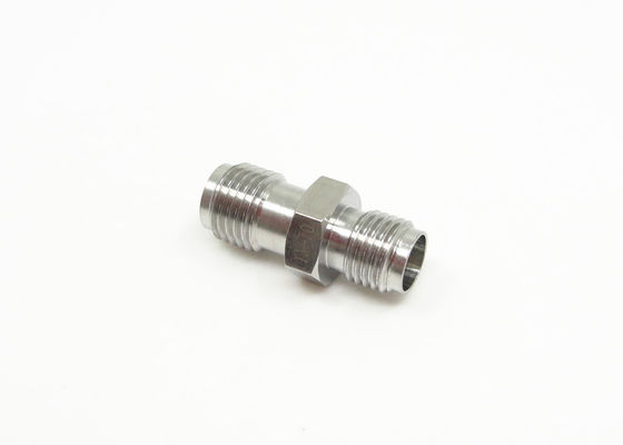 Nickel Plated Female Straight Millimeter Wave MMW Adapter