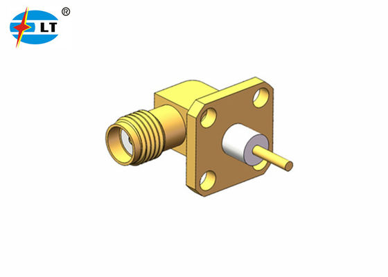 DC~18GHz SMA RF Connector Female Jack Right Angle Pin SMA Connector