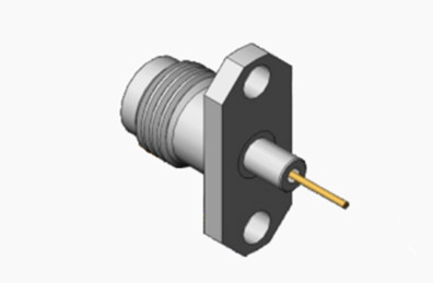 Phụ nữ 1.85mm RF Connector Flange Mout Type Stainless Steel vật liệu với Microstrip dài