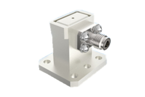 Bộ chuyển đổi đồng trục góc phải K2.92mm sang ống dẫn sóng WR51 cho ngành hàng không vũ trụ (15GHz-22GHz)