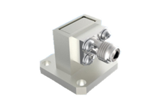 Bộ chuyển đổi đồng trục góc phải 2.92mm sang ống dẫn sóng WR42 18-26.5GHz cho tàu vũ trụ