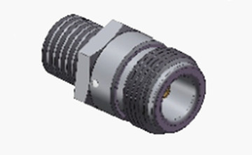 N Phụ nữ Bulkhead RF Coaxial Connector Hiệu suất cao cho truyền thông