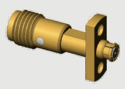 Bộ chuyển đổi SMA Female/Jack gắn mặt bích 2 lỗ sang SMP Female/Jack, lên đến 18GHz