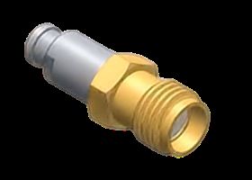 Phụ nữ thẳng SMA RF Cáp đồng trục kết nối bằng vàng Crimping cáp kết nối cho cáp RG316 tần số lên đến 3GHz