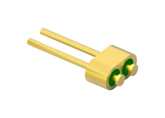 2-pin đầu móng kính để kim loại Hermetic Seal Header với mặt dây vàng liên kết MC-628-JH
