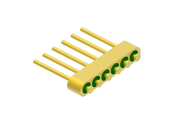 Đầu nối kín 6 chân, đường kính chân 0.4mm, với bề mặt liên kết dây vàng MC-629-JH