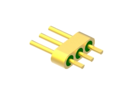 3 pin Hermetic Multi Pin Header Connector với bề mặt liên kết phẳng MC-1412-JH