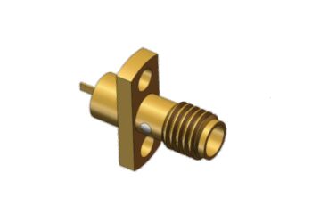 Gói vàng SSMA phụ nữ Mini Jack Flange Connectors với Microstrip Flat cho 5G Micro-Base Station