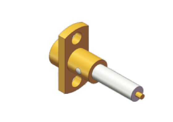 18GHz Male Limited Detent SMP RF Connector với bề mặt cong cách nhiệt cho các hệ thống truyền thông RF chính xác