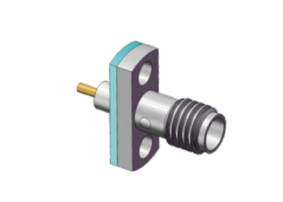 Thép không gỉ chống nước mặt dây chuyền SSMA RF 18GHz với vòng niêm phong cho môi trường khắc nghiệt