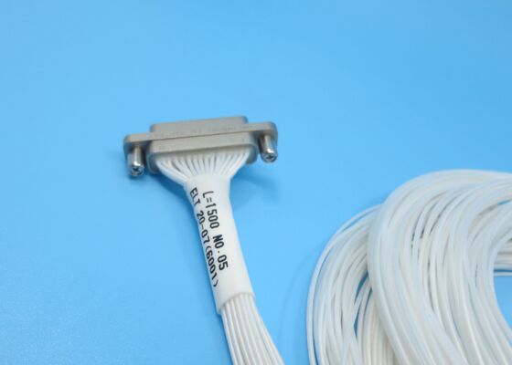 J30J Series Connector hình chữ nhật 37contacts Male Plug với chiều dài dây 1500mm cho truyền tín hiệu