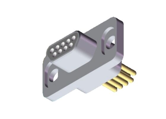 Micro Rectangle MDM D Sub 9 Pin Connector Sockets Hermetic