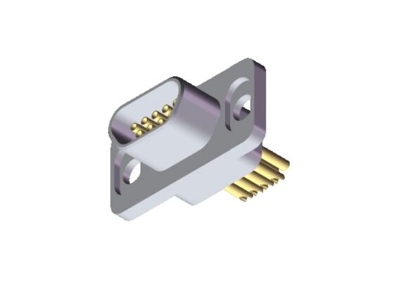 Micro Rectangle MDM D Sub 9 Pin Connector Sockets Hermetic