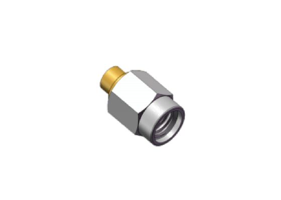 50Ω Thép không gỉ 18GHz SSMA Male Mini SMA RF Cáp kết nối đồng trục cho cáp .086, RG405