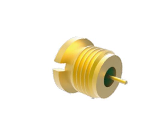 50Ω 40GHz Hermetically Sealed SMP Male Plug Bulkhead Connector Aerospace RF Connectors với Loss Insertion thấp