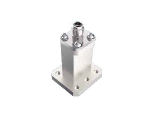 Ống dẫn sóng WR 51 đến Bộ chuyển đổi loại K 2,92mm Băng tần Ku/K 15GHz~22GHz Đầu nối RF hàng không vũ trụ có suy hao chèn thấp