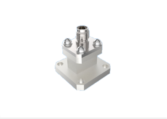 Ống dẫn sóng WR 42 đến Bộ chuyển đổi loại K 2,92mm 18GHz ~ 26,5GHz Đầu nối RF hàng không vũ trụ sử dụng cho băng tần K