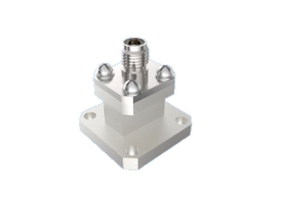 BJ220/WR 42 Đường dẫn sóng đến 2.92mm K Type Adapter 18GHz~26.5GHz Kết thúc khởi động Aerospace RF Connectors sử dụng cho K Band