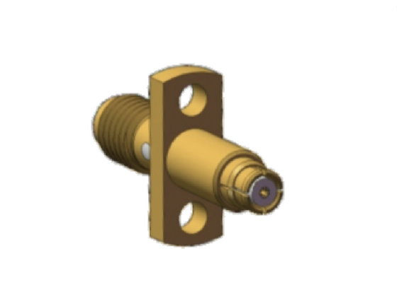 Hai lỗ mặt dây chuyền Mini SMA Jack để SMP Jack mặt dây chuyền mặt dây chuyền Adapters lên đến 18GHz