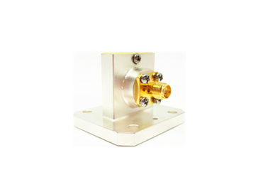 WR90 Đường dẫn sóng đến bộ điều chỉnh trục SMA Đàn bà góc phải Bộ điều chỉnh khởi động SMA/BJ100A-KF