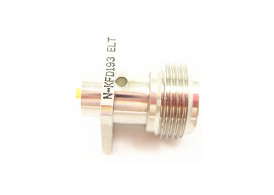Nữ Niken mạ RF N Kết nối trung tâm dây dẫn bên ngoài ≤1,5mΩ