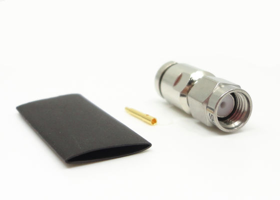 50Ohm SMA Đường thẳng Đàn ông Plug Adapter RG142 Cáp