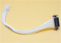 15 pin Bọc vàng J30J Micro Rectangular Connector Plug nam với chiều dài dây 50cm/500mm Sử dụng cho ngành công nghiệp điện tử